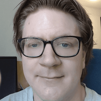 A portrait of the author